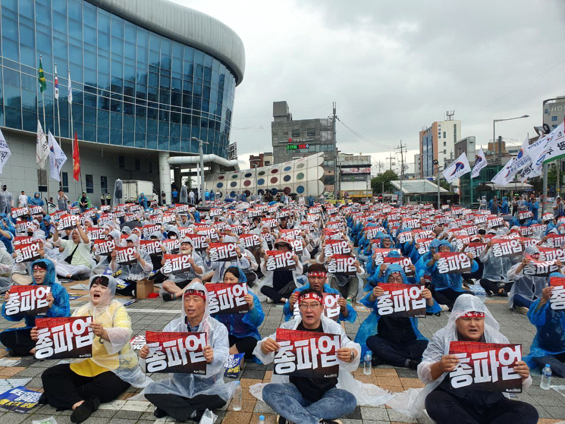 2023년 9월 수서행 KTX 운행 총파업과 11~12월 철도민영화촉진법 저지 투쟁  